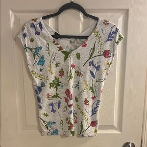 Talbots Floral Print Blouse - Multicolor